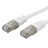 Cordons Ethernet RJ45 de catégorie 6 de couleur blanche pour une liaison filaire entre votre et votre ordinateur afin de vous affranchir du WIFI ou CPL et de leurs pollutions hyperfréquences.