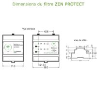 filtre CPL basses fréquences ZEN PROTECT permettant de se protéger de l'électricité sale et des pollutions émises par le compteur linky