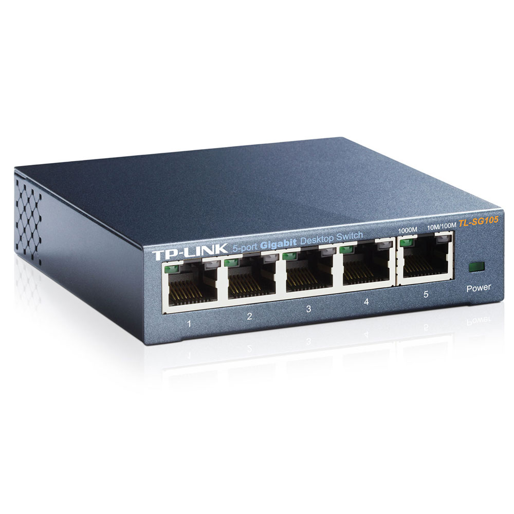 Switch Ethernet 5 Ports RJ45