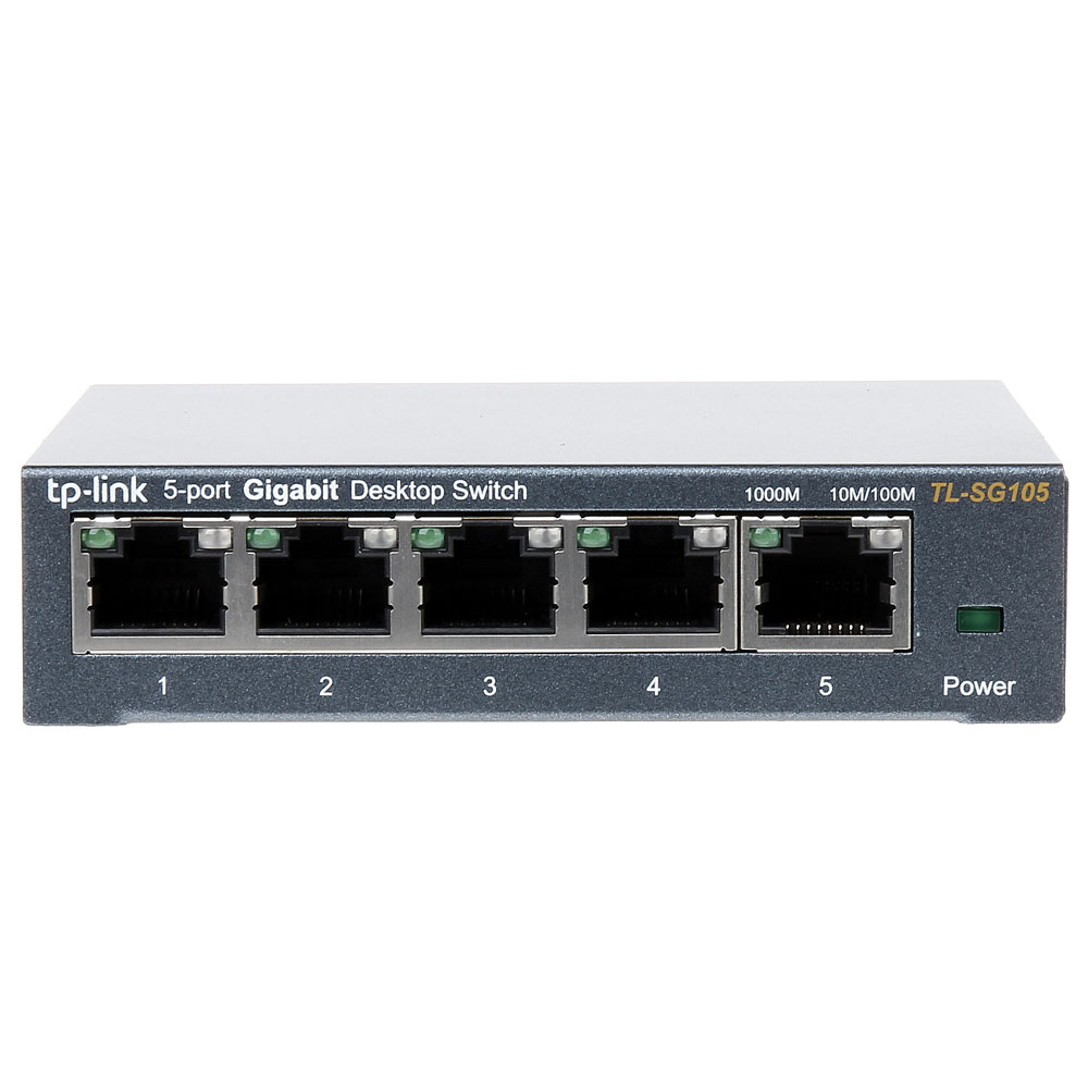 Switch Ethernet 5 Ports RJ45