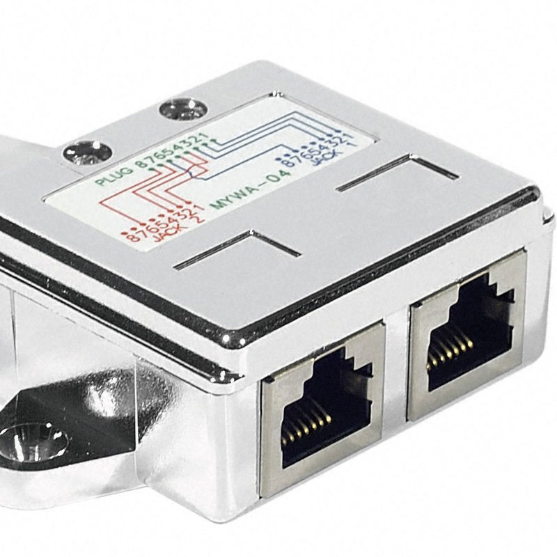 Connecteur RJ45 femelle cat 6 pour coffret de communication