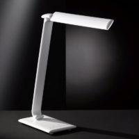 Lampe de bureau à LED sans ondes avec port USB