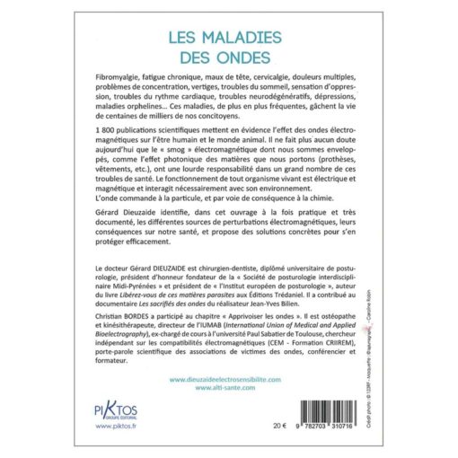 Livre « Les maladies des ondes, Comment s’en préserver » de Gérard Dieuzaide