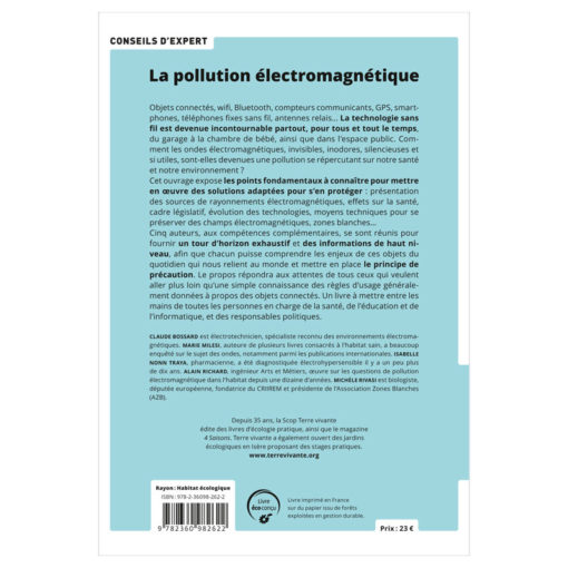 livre la pollution electromagnetique : santé, législation, protection dans l'habitat,...