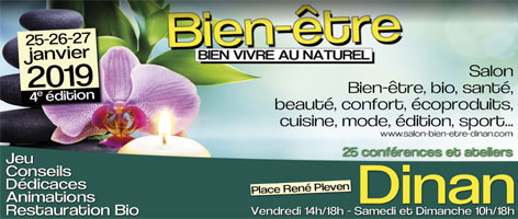 Salon Bien-Etre – Vivre au Naturel 2019 à Dinan
