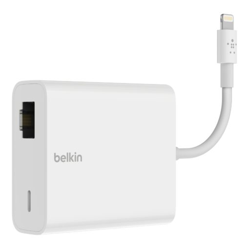 adaptateur ethernet + Lightning pour ipad, iphone te ipod (belkin b2b165)