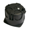 boitier électrique blindée / faradisé rond multimatériaux (tout type de cloisons : maçonnerie, cloisons sèches) diamètre 67 mm profondeur 50 mm