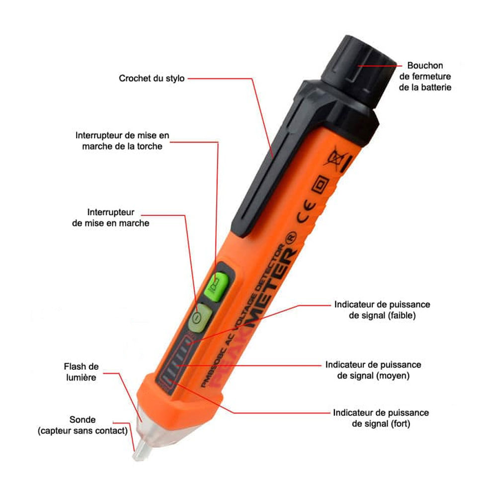 Détecteur De Sonde De Tension, Testeur De Circuit électrique