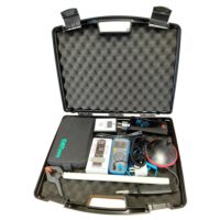 kit pack valise d'appareil de mesures et d'analyseur d'ondes et pollutions électromagnétiques (5g, 4g, 3g, antennes relais, bleutooth, wifi, téléphones dect, électricité sale, tension induite).