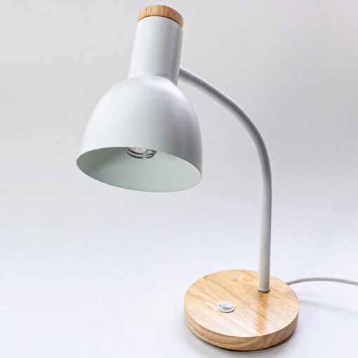 Lampe à poser entièrement blindée contre les champs électriques de marque Biologa Danell pour travailler sans ondes électromagnétiques ou bien lire tranquillement à l'abri des ondes.