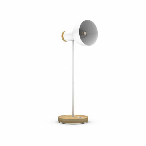 Lampe à poser entièrement blindée contre les champs électriques de marque Biologa Danell pour travailler sans ondes électromagnétiques ou bien lire tranquillement à l'abri des ondes.