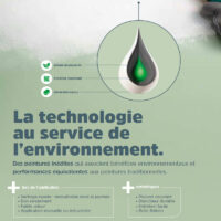 Peinture Zolpan Bioalkyd. Une peinture de qualité professionnelle, biosourcées à plus de 97%, certifiée Ecoloabel, classée A+ et à très faible teneur en COV (