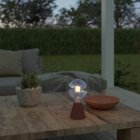 Lampe de salon sans ondes 50/60 Hz en coloris Terracotta