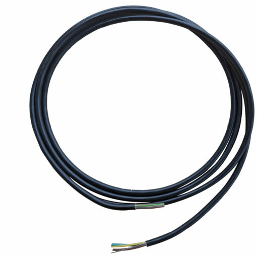 câble blindé 3g0.75 mm² noir pour kit de suspension blindée contre les champs électriques pour un éclairage de classe 1.