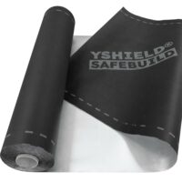 Membrane pare-pluie anti-ondes électromagnétiques Yshield SAFEBUILD U230 permettant une excellente atténuation des radiofréquences de 111 dB (à 1 GHz)