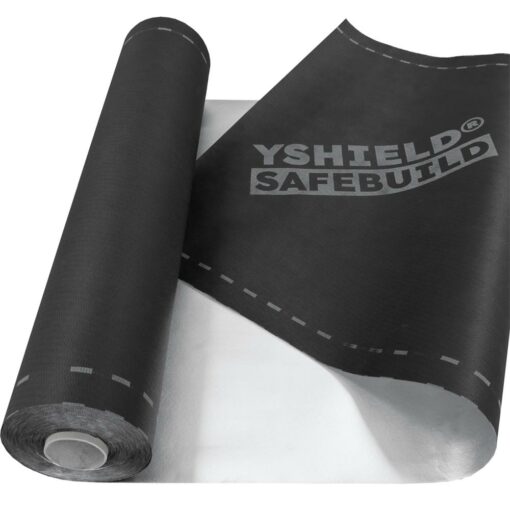 Membrane pare-pluie anti-ondes électromagnétiques Yshield SAFEBUILD U230 permettant une excellente atténuation des radiofréquences de 111 dB (à 1 GHz)