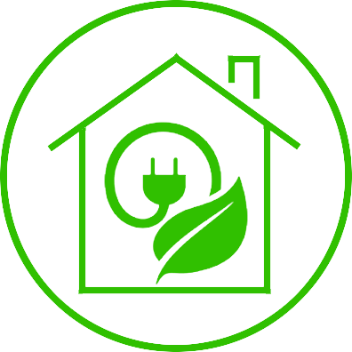 Symbole ou icône pour définir l'électricité sans ondes, la bioélectricité, l'électricité biotique ou biocompatible
