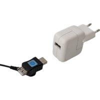 Adap'terre USB-A – Vue du chargeur et adaptateur déconnectés – Adaptateur de mise à la terre ADAP'TERRE USB