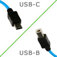 Cordon USB-B ou USB-C pour mise à la terre