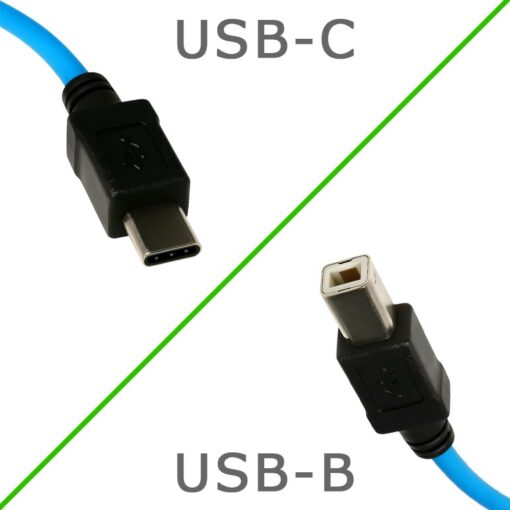 Cordon USB-B ou USB-C pour mise à la terre