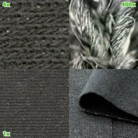 Zoom sur le tissu BLACK JERSEY YSHIELD