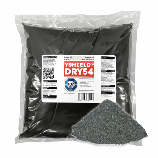 Peinture anti-ondes YSHIELD DRY54 en poudre au graphite pour blindage électromagnétique