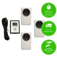 Location kit pollution electrique Greenwave avec 3 filtres Polier Panda